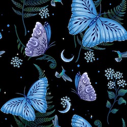 Black - Butterflies